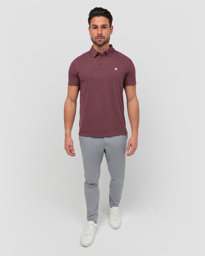 Polo - Branded-Maroon-Full--Model---M-Regular