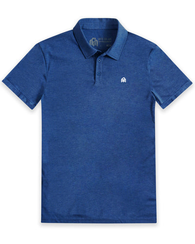 Polo - Branded-Royal Blue-Regular-Mock--Model---M