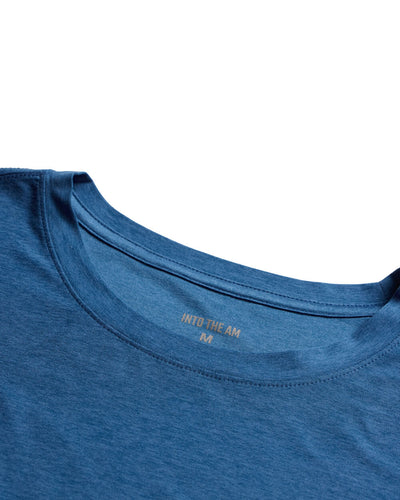 Active Tee-Cool Blue-Reg-Regular-Detail--Model---L