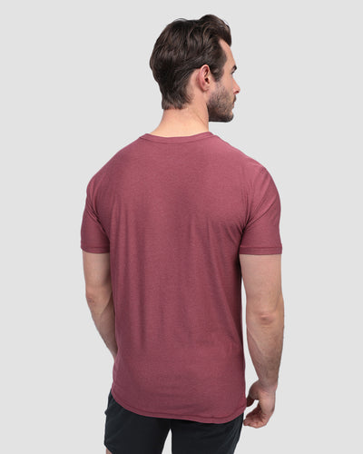 Active Tee - Branded-Maroon-Back--Alex---M-Regular