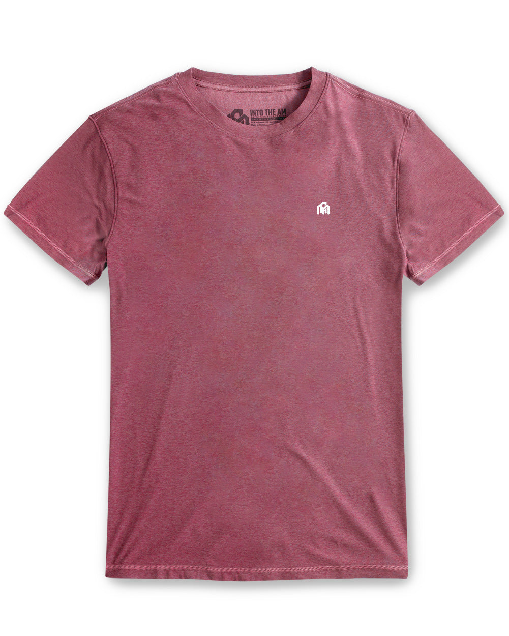 Active Tee-Maroon-Reg-Regular-Front--Model---L