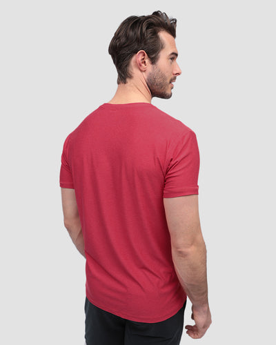 Active Tee - Branded-Red-Regular-Back--Model---L