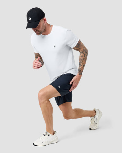 Active Tee-White-Reg-Regular-Full--Model---L