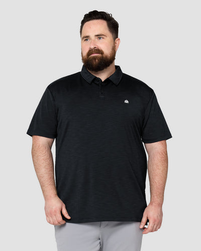 Performance Polo - Branded-Black-Regular-Front--Ross-2X