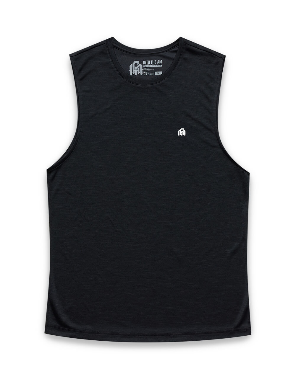 Performance Muscle Tank - Branded-Black-Regular-Mock--Alex---M