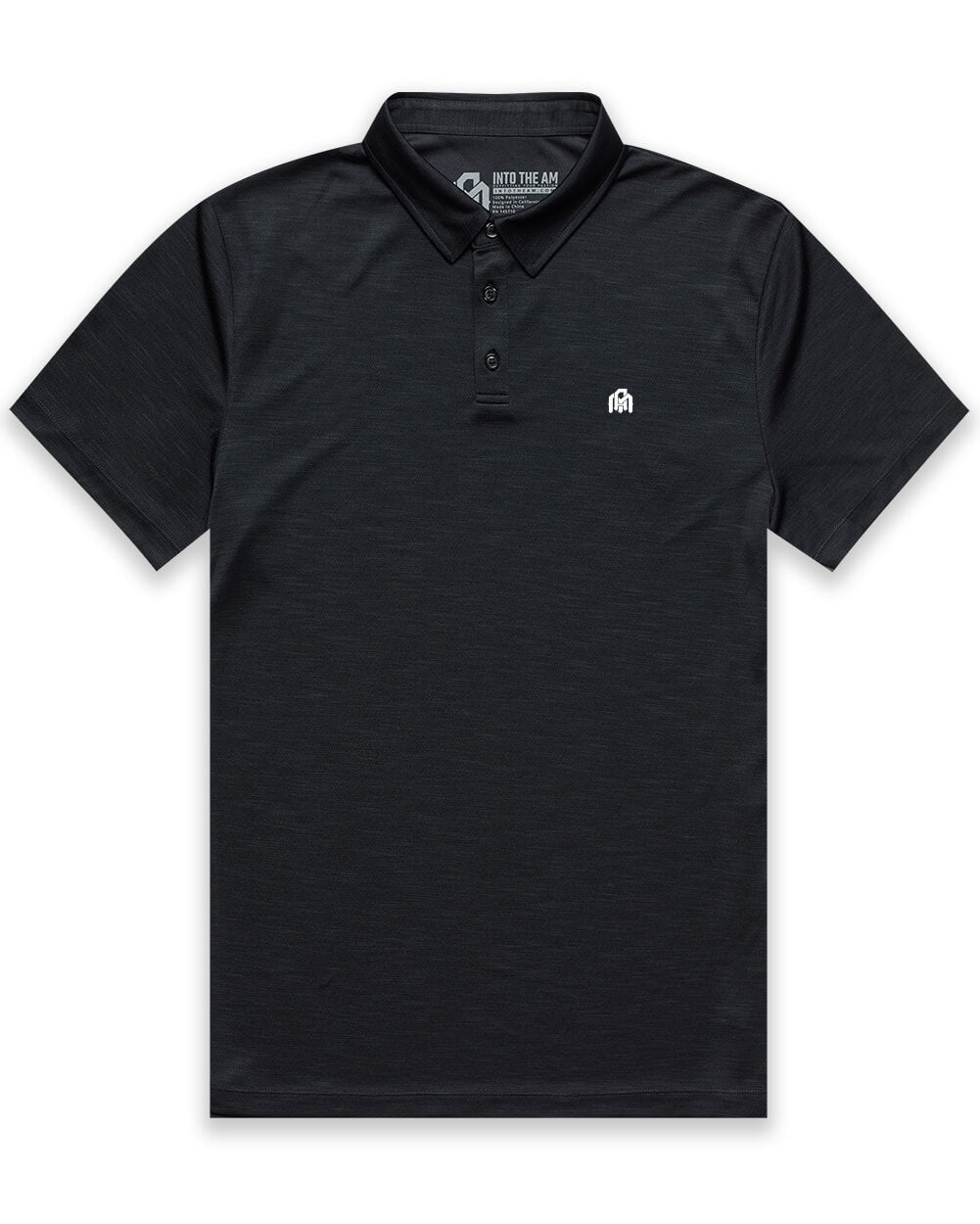 Performance Polo - Branded-Black-Regular-Mock--Alex---M