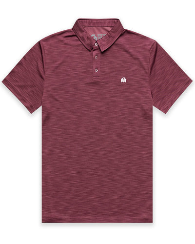 Performance Polo - Branded-Maroon-Regular-Mock--Alex---M
