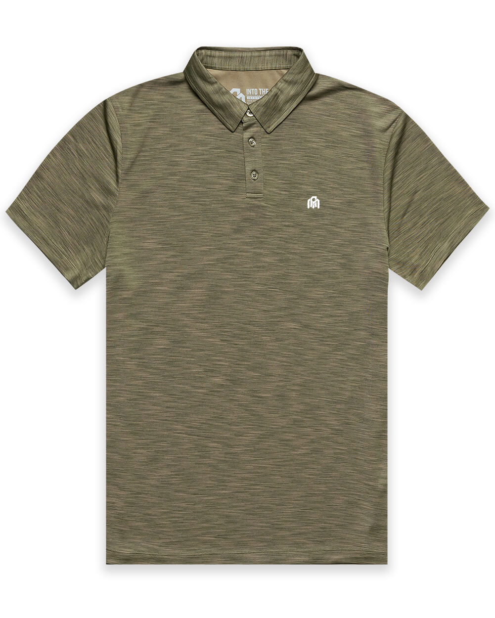 Performance Polo - Branded-Olive Green-Regular-Mock--Alex---M