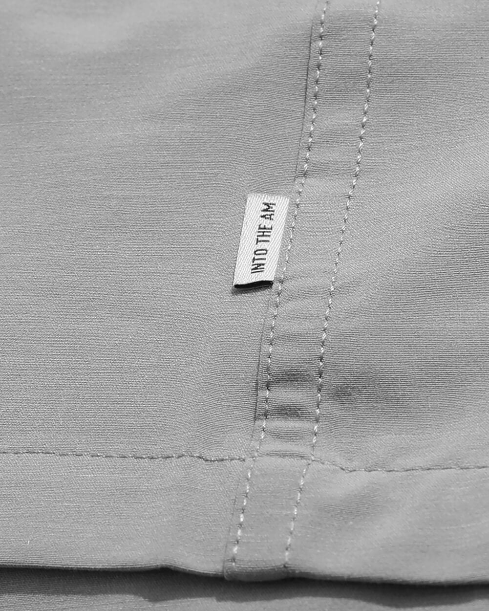 Long Sleeve Button Up-Grey-Macro 2
