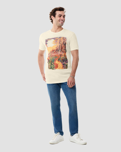 Cactus Trail Vintage Tee-Vintage Natural-Regular-Full--Model---L