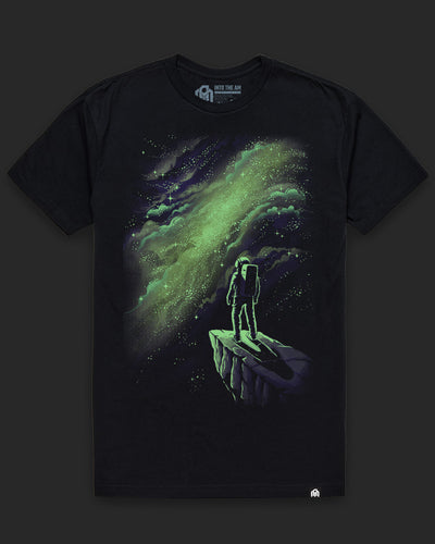Celestial Peak Glow-in-the-Dark Tee-Black-Regular-Glow--Model---L
