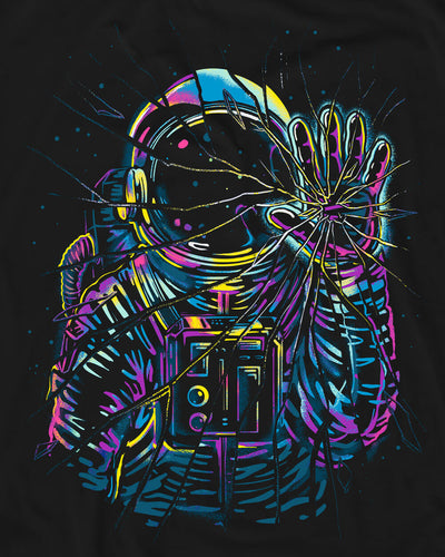 Cosmic Fracture Tee-Black-Regular-Swatch--Model---L