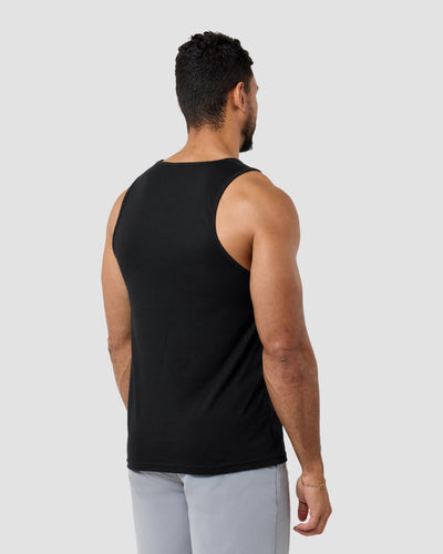 Cosmic Surge Tank-Black-Regular-Back--Model---L