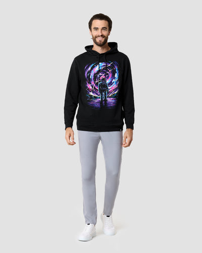 Cosmic Surge Hoodie-Black-Regular-Full--Model---L