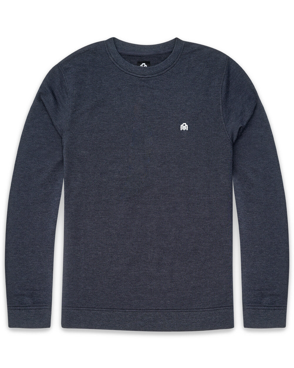 Crewneck Sweatshirt - Branded-Navy-Mock