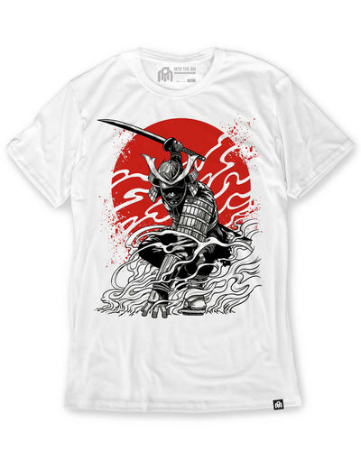 Crimson Blade Tee-White-Regular-Mock--Model---L