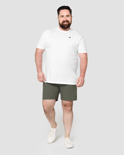 Daily Shorts-Dark Olive-9"-Plus-Full--Ross---40