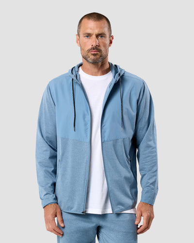Daybreak Performance Jacket-Dusty Blue-Regular-Front--Model---L