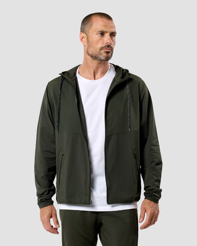 Daybreak Performance Jacket-Midnight Olive-Regular-Front--Model---L