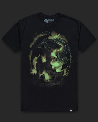 Ember Dual Glow-in-the-Dark Tee-Black-Regular-Glow--Model