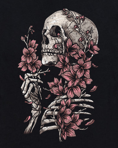 Eternal Blossom Tee - Black-Black-Regular-Swatch--Model---L