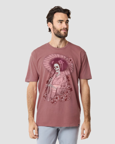 Eternal Beauty Vintage Tee-Vintage Mauve-Regular-Front--Model---L