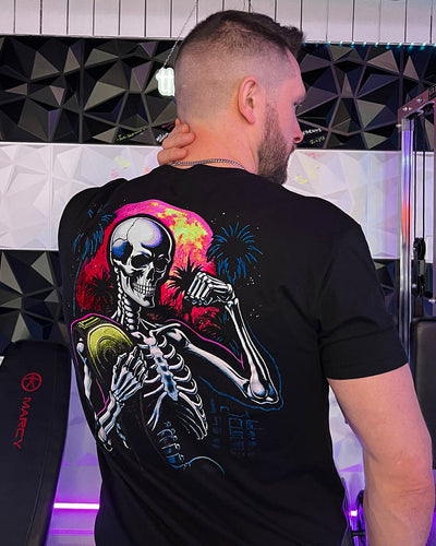 Eternal Champion Tee-Black-Regular-Lifestyle--Model---L