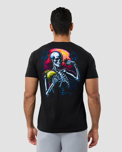 Eternal Champion Tee-Black-Regular-Back--Model---L