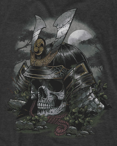 Fallen Honor Tee-Charcoal-Regular-Swatch--Model---L