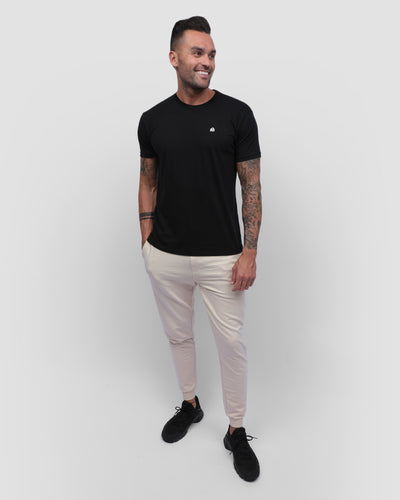 Fleece Joggers - Non-Branded-Beige-Full--Zach---L