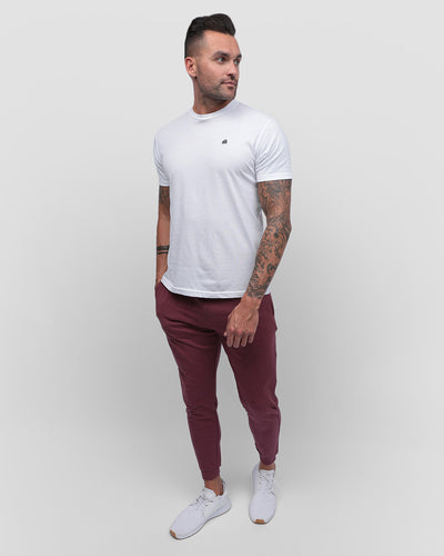 Fleece Joggers - Non-Branded-Maroon-Full--Zach---L