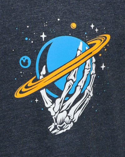 Floral Orbit Tank-Navy-Regular-Detail--Model---L