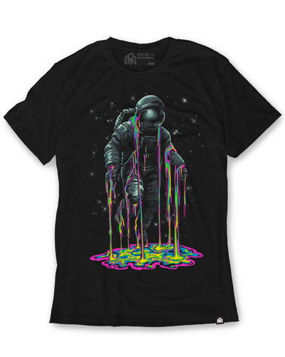 Galactic Ooze Glow-in-the-Dark Tee-Black-Regular-Mock--Model---L