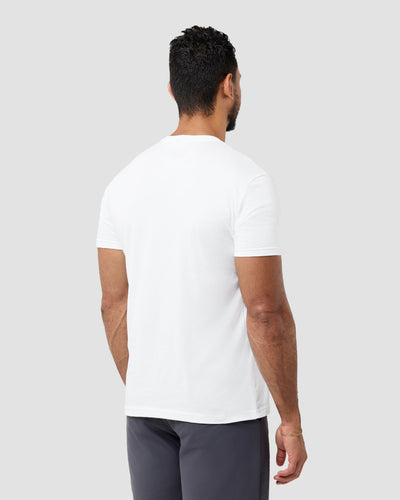 Galactic Warrior Tee-White-Regular-Back--Model---L