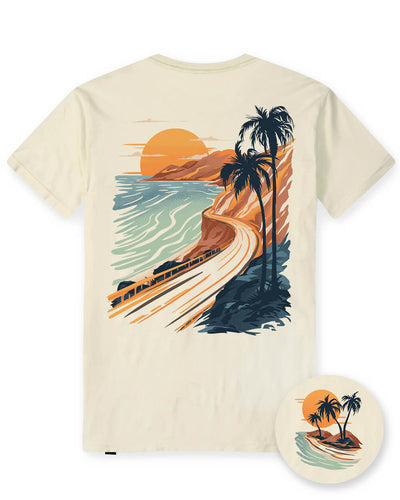 Golden Coast Vintage Tee-Vintage Natural-Regular-Mock--Model---L