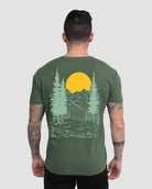 Golden Horizons Vintage Tee-Vintage Royal Pine-Regular-Back--Model---L