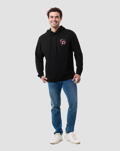 Tropic Night Hoodie-Black-Regular-Full--Model---L