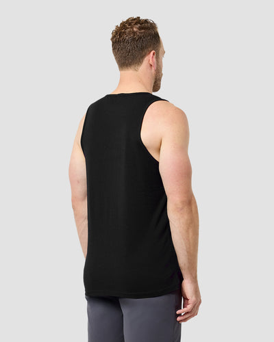 Cosmic Fracture Tank-Black-Regular-Back--Model---L