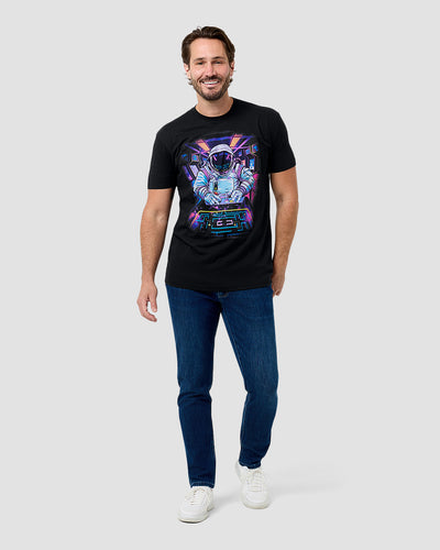Arcade Odyssey Tee-Black-Regular-Full--Model---L