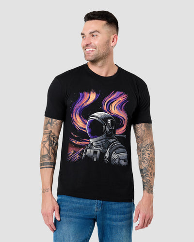 Aurora Drift Tee-Black-Regular-Front--Model---L