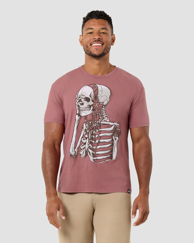 Cyber Decay Vintage Tee-Vintage Mauve-Regular-Front--Model---L