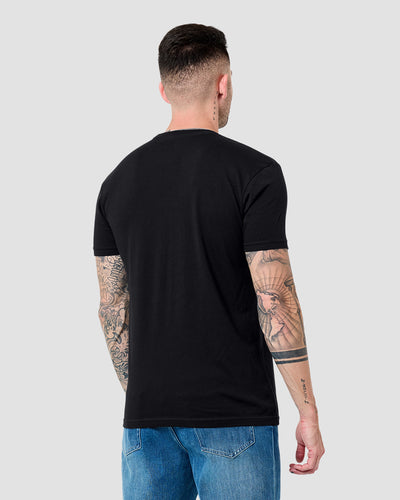 Death's Door Tee-Black-Regular-Back--Model---L