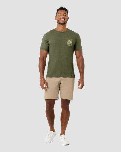 Emerald Ridge Tee-Olive Green-Regular-Full--Model---L
