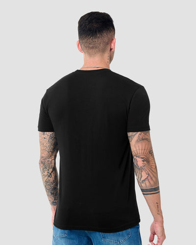 Eternal Flow Tee-Black-Regular-Back--Model---L