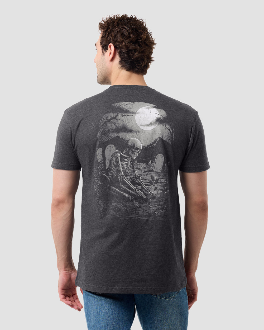 Eternal Root Tee-Charcoal-Regular-Back--Model---L