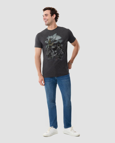 Fallen Honor Tee-Charcoal-Regular-Full--Model---L