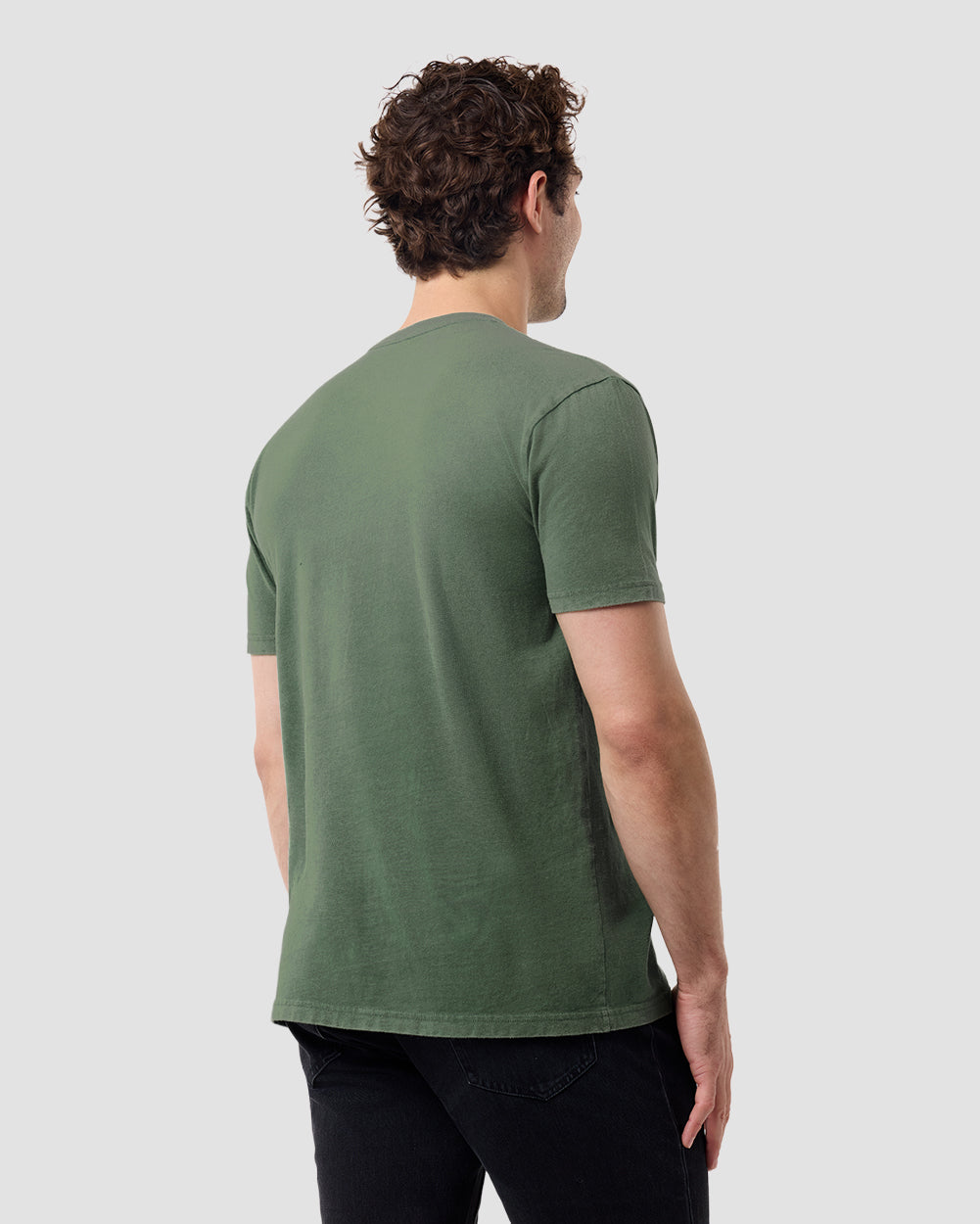 Frontier Bound Vintage Tee-Vintage Royal Pine-Regular-Back--Model---L