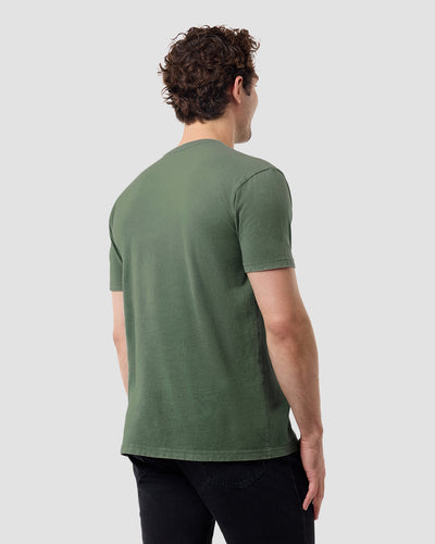 Frontier Bound Vintage Tee-Vintage Royal Pine-Regular-Back--Model---L