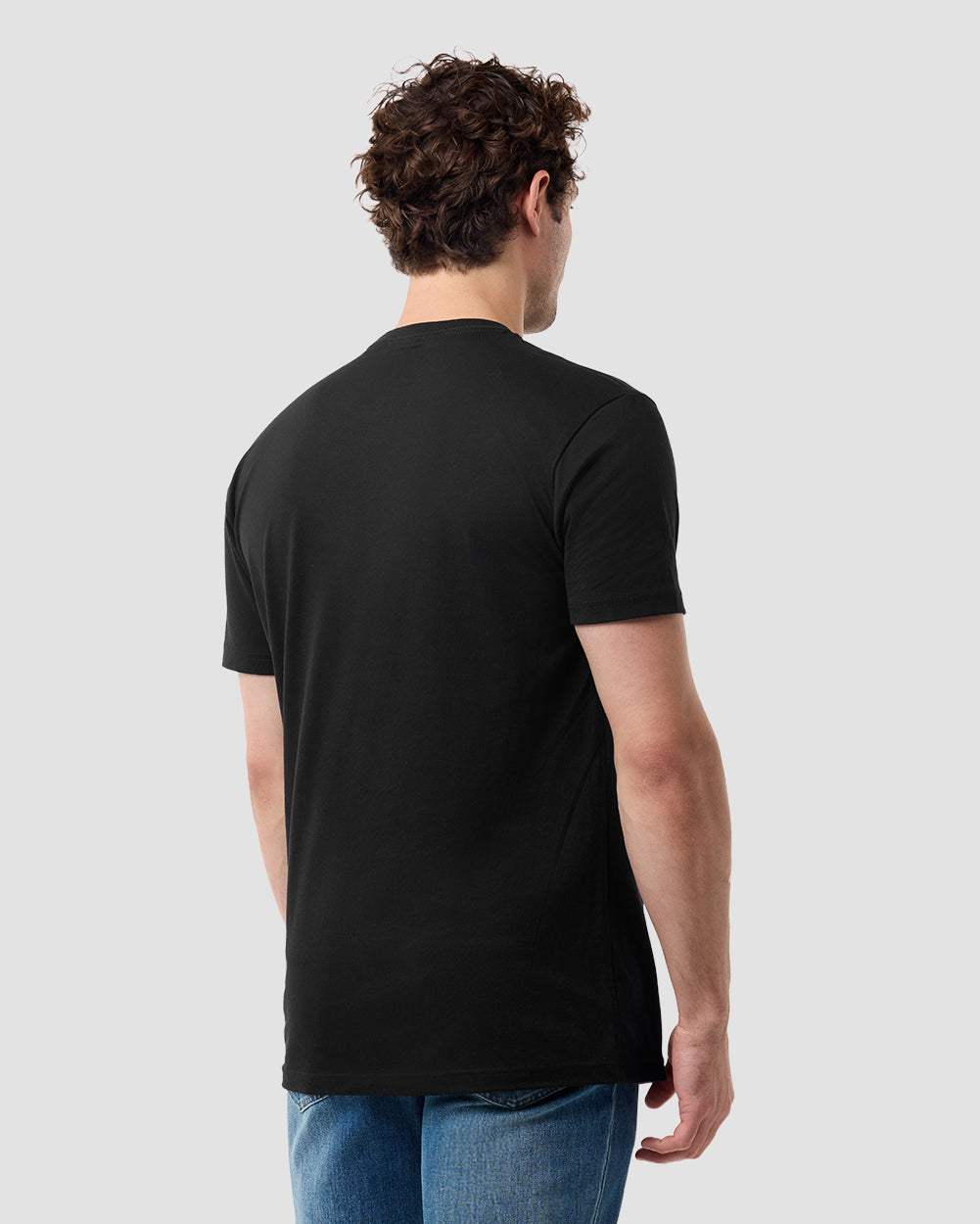 Infinite Horizon Glow-in-the-Dark Tee-Black-Regular-Back--Model---L