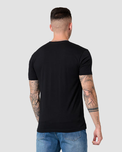 Meteor Rush Tee-Black-Regular-Back--Model---L
